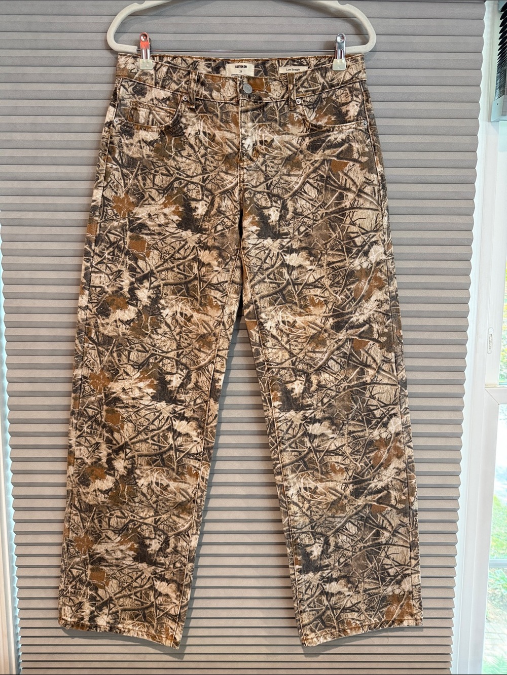 New COTTON:ON women’s Camouflage Print Pants - Brown/Green